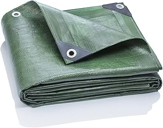 GardenMate 2x2m 140g/m² Gewebeplane Home & Garden Grün Abdeckplane Schutzplane Bootsplane