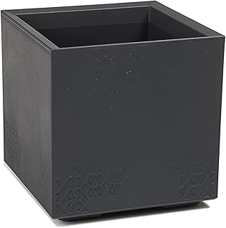 Ondis24 Blumenkübel, Blumentopf Caro Beton Optik Pflanzkübel, pflanzkübel XXL auf Rollen aus K…