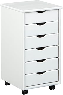 Inter Link – Rollcontainer – Rollcontainer mit 6 Schubladen – Bürocontainer – Rollschrank …