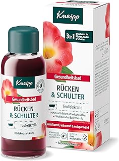Kneipp Gesundheitsbad Rücken & Schulter – mit wertvollem Extrakt der Teufelskralle – wohltuend, …