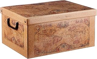 Aufbewahrungsbox mit deckel aus Karton für Kleidung und Wäsche, Karte Mittel Kisten aufbewahrun…