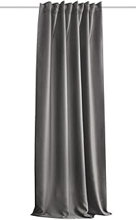 HOMEbasics | Akustikvorhang Uni | ACUSTICO | Lärm-, Hitze-, Kälte- und Zugluft-Schutz + abdunke…