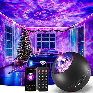 One Fire Sternenhimmel Projektor Nachtlicht Kinder Geschenk für Mädchen Junge, 20-Lichtmodi Gal…