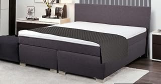 Boxspringbett Anthrazit ROM II 160 x 200 cm Exzellenter Schlafkomfort Tonnentaschenfederkern mit …