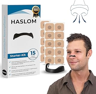 Premium Magnetische Nasenpflaster + Gebrauchsanleitung – Verbessert die Atmung und Sauerstoffve…