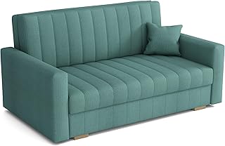 MEBLE-LUX Schlafsofa klein Zanzibar I Sofa 3 Sitzer 153 cm Breit I Sofa mit Schlaffunktion I Schl…