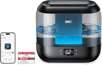 Dreo Smart Luftbefeuchter für Schlafzimmer, oben befüllbarer 4L Supergroßer Kühler Nebel Humi…