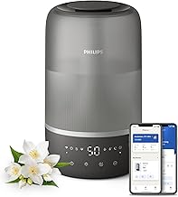 Philips Smart Humidifier – kompakt und dennoch leistungsstark mit himmelhohem Nebel, Aromatherapi…