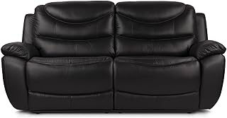 Bostonsofa Nevada Ledersofa mit Relaxfunktion – mit unabhängigen Ausziehmechanismen – Zero-Wall …