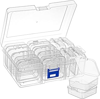 MumdoYAL 15 teiliges aufbewahrungsbox klein，Sortierbox，Kleinteile Organizer，kleine box，ge…