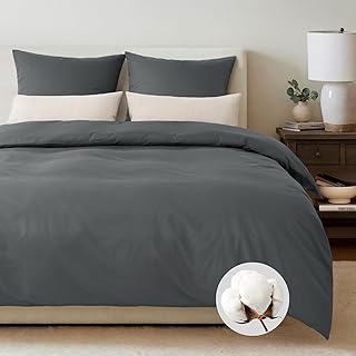 WohlNest Bettwäsche 135×200 Baumwolle 4teilig, 100% Baumwolle Bettwäsche-Sets Bettbezüge 135 x…