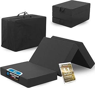 Arensberger Amalia Gästebett Klappmatratze 90×200 cm | 16 cm extra Dicker NANOCELL® Gelschaum |…