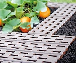 rg-vertrieb Gartenplatten Beetplatten Bodenplatten Gehweg 0,95 qm² 4,8m Gehwegplatte Kunststoff …