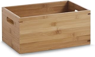 Zeller 13340 Aufbewahrungskiste, Bamboo, ca. 30 x 20 x 14 cm, Sonstige