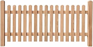 Vorgartenzaun Lärche 180×80 cm – Holzzaun-Set GENUA für DIY Selbstmontage – PEFC-zertifizie…