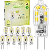 GY G4 LED Lampe 1W Ersatz für 20W 12V, 173 Lumen 3000K G4 LED Warmweiß Mini Leuchtmittel LED En…