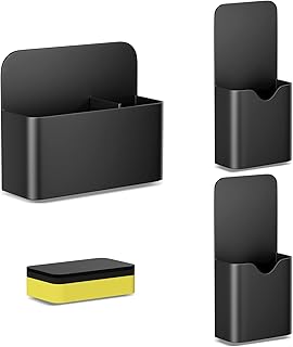 Fousenuk 3 Stück stiftehalter magnetisch, magnetischer stifthalter mit schwamm, Marker Halter Pe…