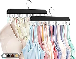2 Stück BH-Kleiderbügel für den Schrank mit 20 faltbaren Haken | Platzsparender Kleiderbügel …