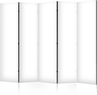 murando Akusticher Raumteiler weiß Paravent 225×172 cm beidseitig auf Vlies-Leinwand Bedruckt Ak…