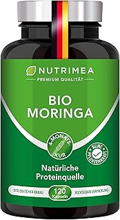 Moringa Oleifera Bio – Premium Extrakt Hochdosiert – Maximale Bioverfügbarkeit – Superfood fü…