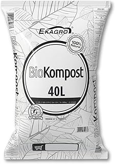 Wurmhumus für Pflanzen | 100% Natürlich Humus Erde 40L | Organischer Wurmkompost | Regenwurmhum…