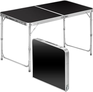 Klappbarer Multifunktionstisch Mehrzwecktisch Campingtisch Klapptisch Markttisch höhenverstellba…