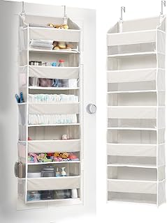 ULG Tür-Organizer, 5 große Taschen, 10 Mesh-Taschen, 20 kg Tragkraft, Hängender Organizer für…