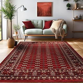 SIMPEX Orientalischer Teppich Wohnzimmer, Schlafzimmer, Esszimmer, Läufer, Flur Boho Teppich Kur…