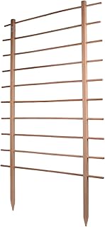 UNUS Rankhilfe aus Holz, 170 cm hoch, Natur, Wetterfeste Pflanzenstütze für Garten & Gewächsha…