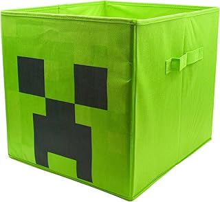 HOX Minecraft Faltbare Aufbewahrungsboxen mit Griffen, langlebig und hochwertiger Stoff, faltbare…