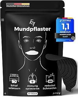 Ellicit Mundpflaster Schlafen, 30er Pack Premium Mouth Tape for sleeping, Dezent Aromatisiert, Sc…