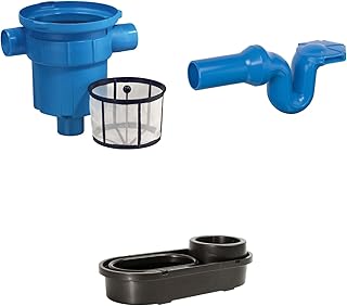 Regenwasserfilter Zisternenfilter 3P Spar-Set GF mit Kunststoffsieb für den Einbau in die Zister…