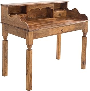 riess-Ambiente eleganter Sekretär HEMINGWAY L 115cm Sheesham Massivholz Schreibtisch Computertis…