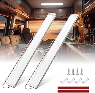 TrustWheel 228 LEDs 12V LED Lampe Wohnmobil 42cm/16.53inch 10W 1500lm Superhell led leiste 12V 60…