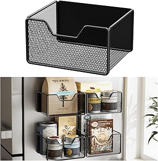 Restorgan Magnetische Ablage für Kühlschrank, 2 Stück Magnetisch Kühlschrank Regal Kühlschra…