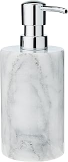 WENKO Seifenspender Onyx aus Marmor – Flüssigseifen-Spender, Spülmittel-Spender Fassungsvermög…