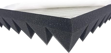 Pyramidenschaumstoff TYP 100x50x5 SELBSTKLEBEND Akustikschaumstoff Schalldämmmatten zur effektiv…