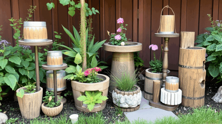 Natürliche Gartenakzente mit Charakter